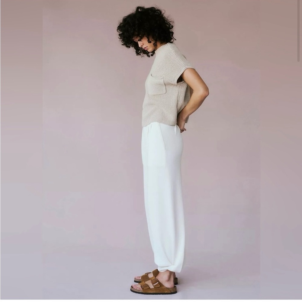 Free People Freya Sweater Set - Large, oatmeal bone combo